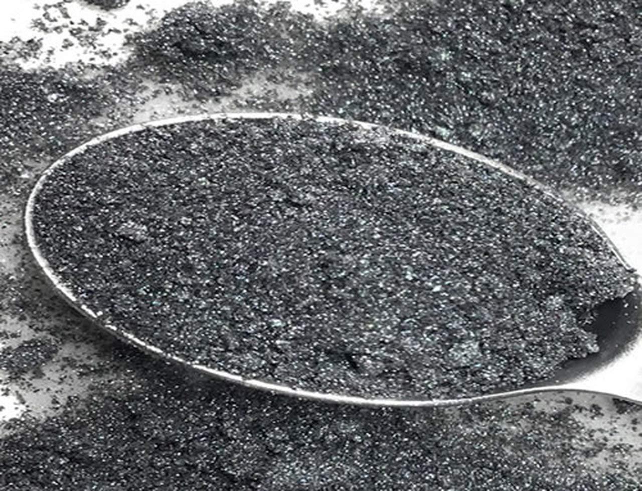 Bakell Luster Dust - Moonstone Black (4g 1x Jar) | Edible Vegan Dust & Paint for Cake Decorating, Ice Cream, Desserts, Cocktails and Beverages by Bakell