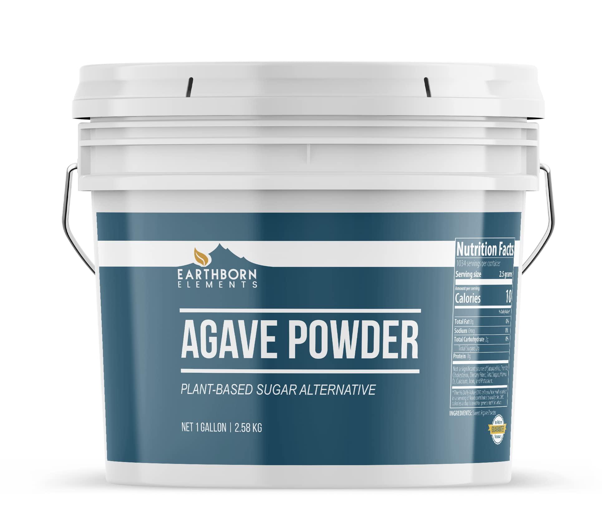 Earthborn Elements Earthborn Elements Sorbitol Powder, Xylitol, and Agave Powder Bundle, 1 Gallon Bucket Each, Sugar Alternative, Natural Sweeteners