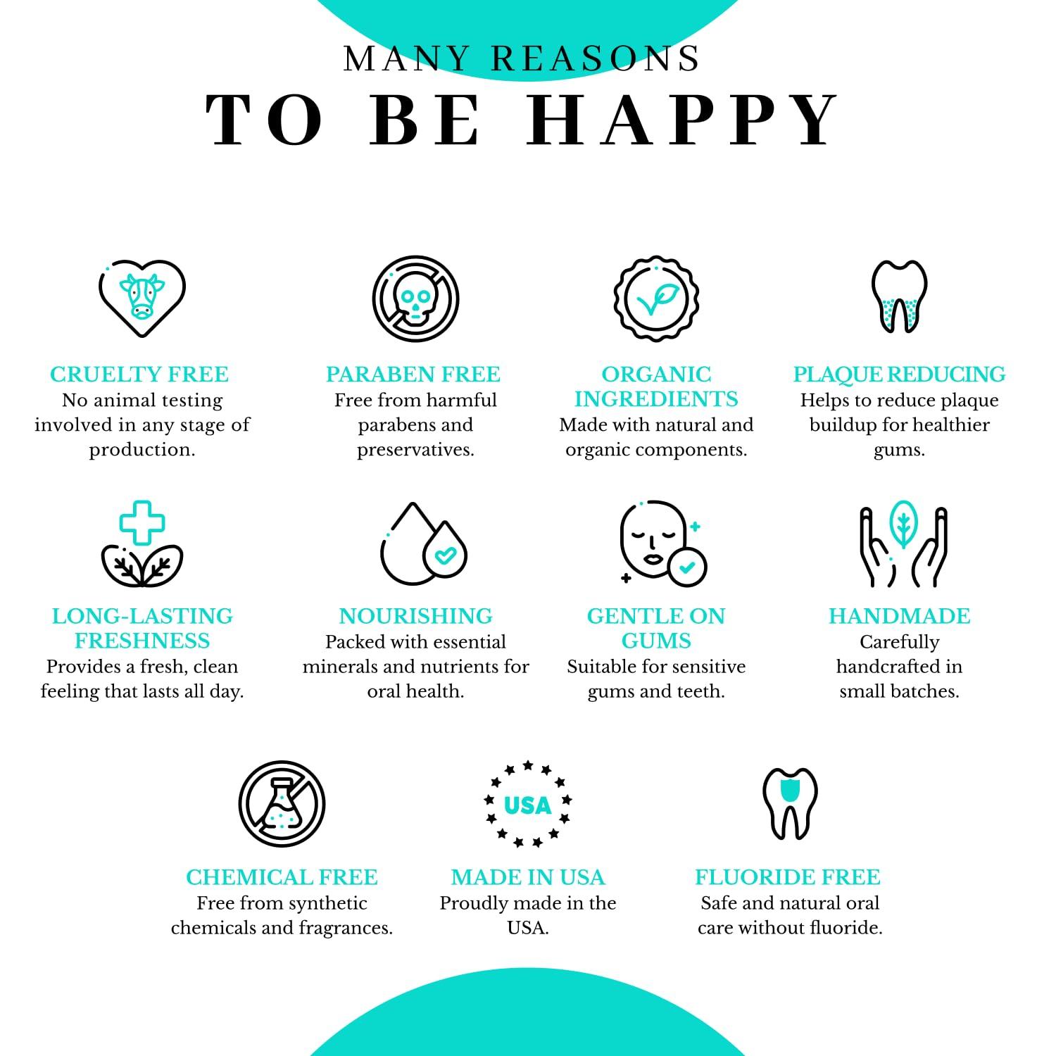 The VanMan Company Vanman's - Miracle Tooth Whitening Powder (2 Pack) - Fluoride-Free with Coconut Charcoal, Eggshell - Remineralizing Tooth Powder - 2.5 Ounce