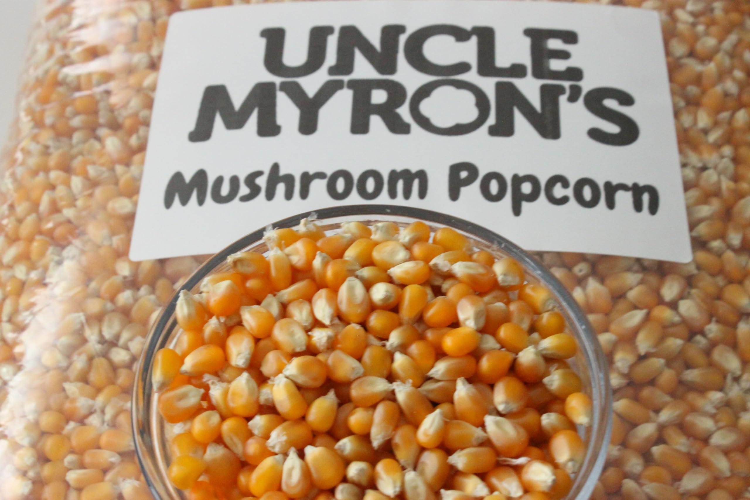 Uncle Myron\'s Uncle Myrons Mushroom Popcorn Kernels for Popping 10 lb Bag Non-GMO, No Gluten, Popcorn for Popcorn Machine Delicious and Crunchy Popping Corn, Popcorn for Movie, Snacking (10 LB (2 PACK))