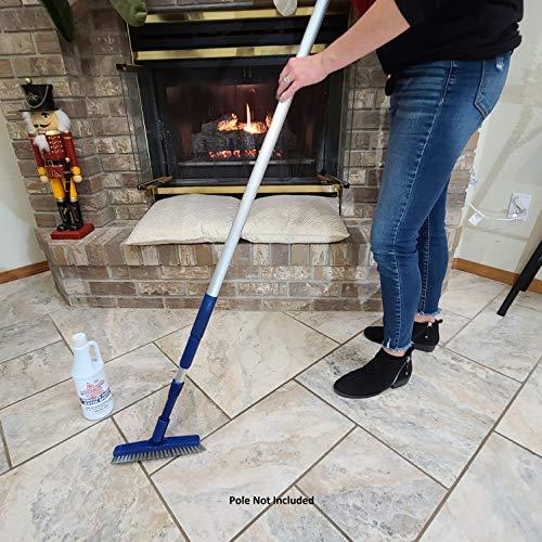 BRING IT ON! IT REALLY WORKS! Bring It On Cleaner 32 Ounce Plus Unique Grout Scrubber Power Brush | Scrub Away Dirt and Grime From Tile and Grout With Ease
