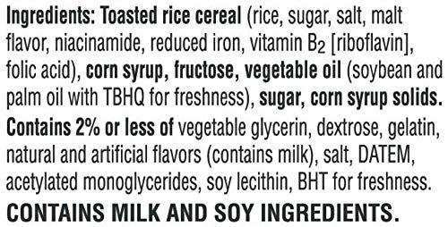 RICE KRISPIES TREATS Kellogg’s Rice Krispies Treats, Crispy Marshmallow Squares, Original, 2.2 oz Bar