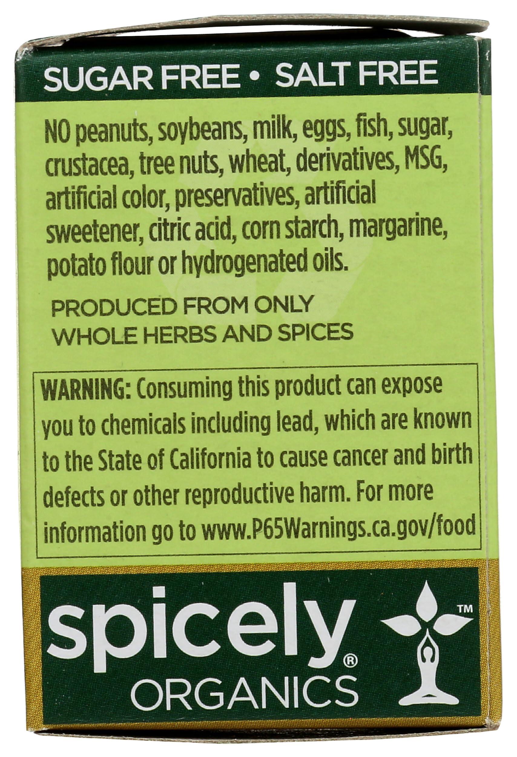 Spicely Organics Spicely Organic Marjoram Whole 0.1 Oz Certified Gluten Free