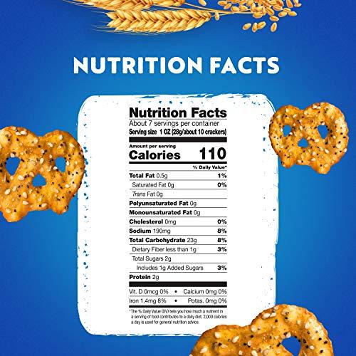 Snack Factory Snack Factory Pretzel Crisps, Everything, 7.2 Oz Bag