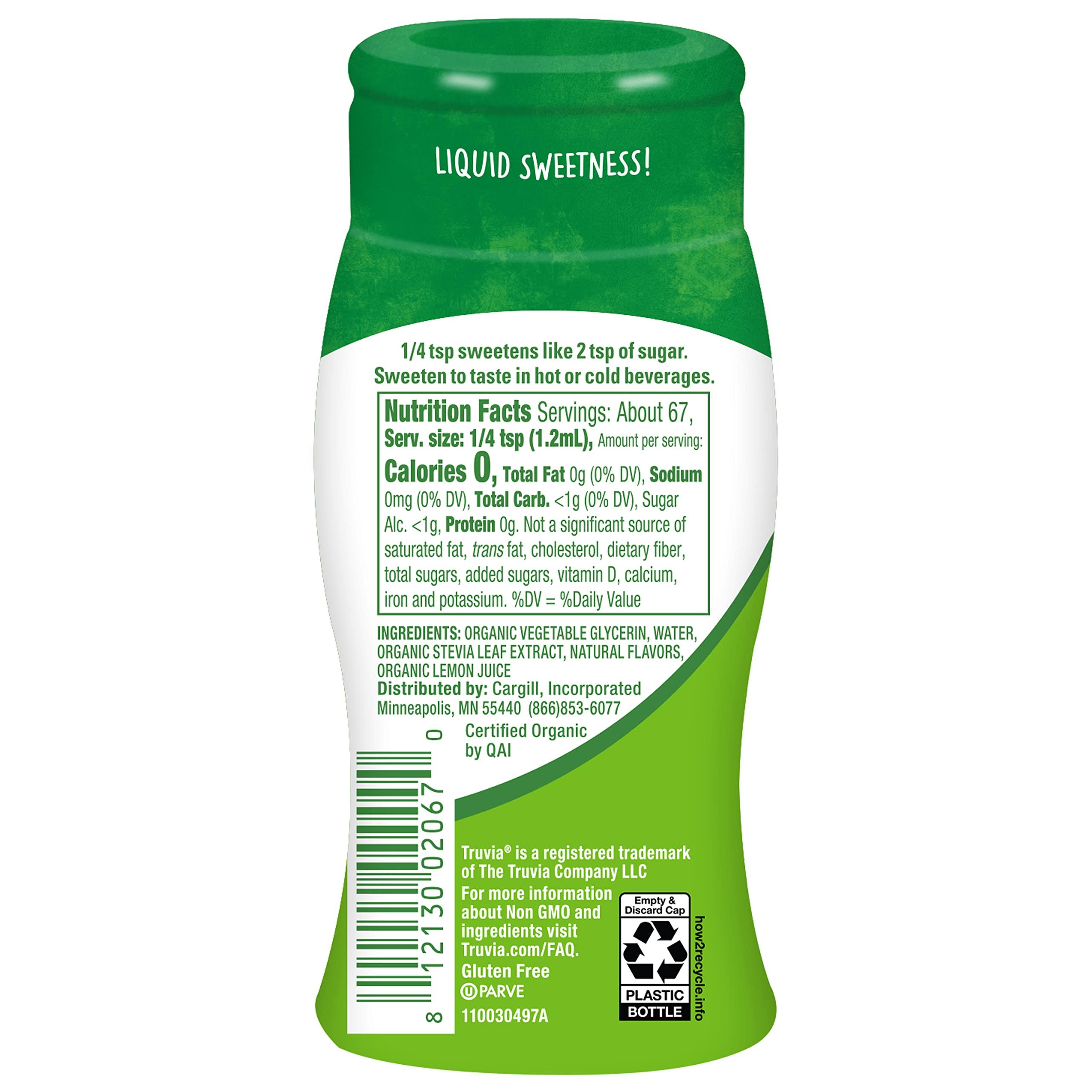 Truvia Truvia Organic Zero Calorie Liquid Stevia Sweetener Bottle, Original flavor, 2.7 fl. oz.
