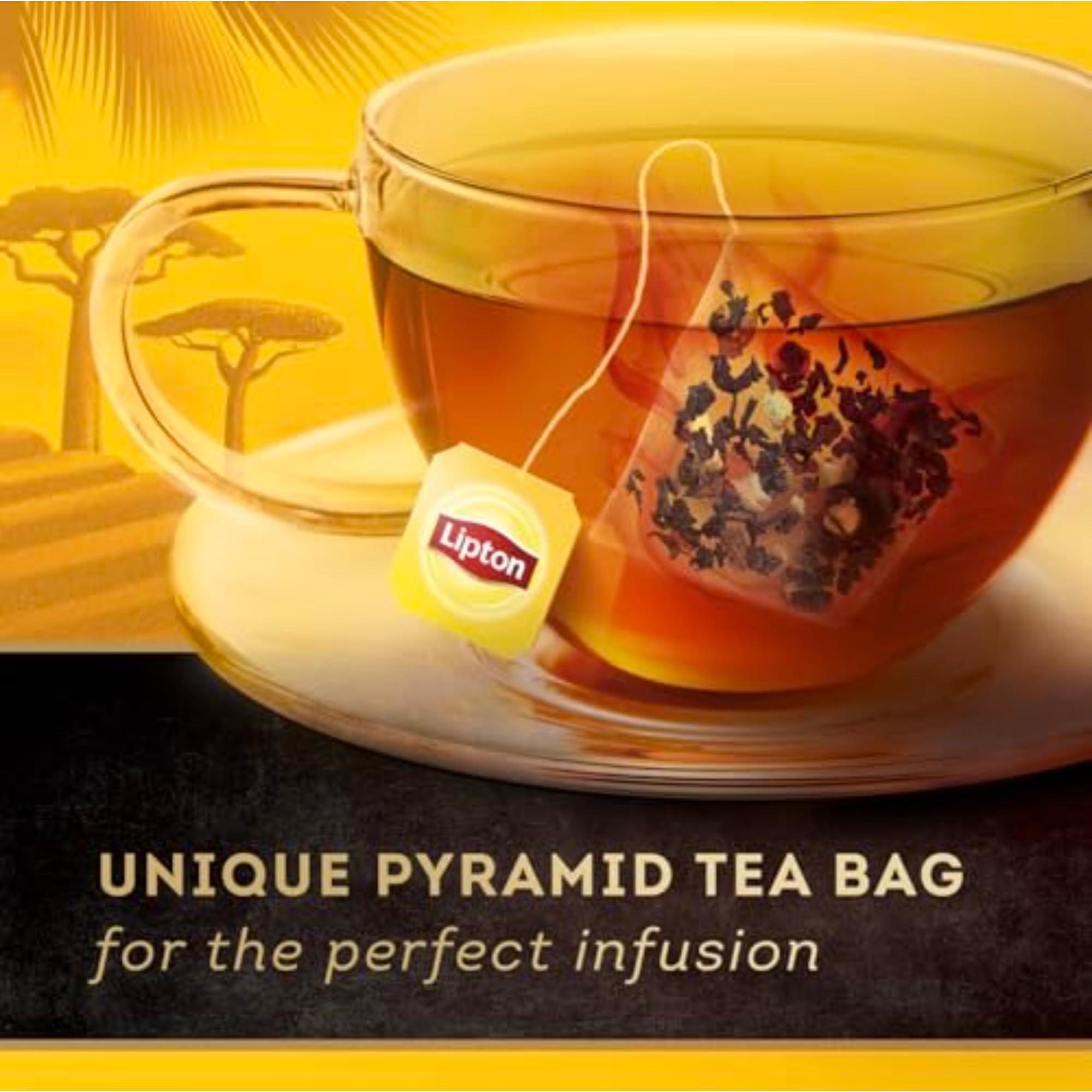 Lipton Lipton Black Tea Vanilla Caramel, Pyramid Tea Bags, Flavored Teabags, 80 Total Bags (20ct - Pack of 4)