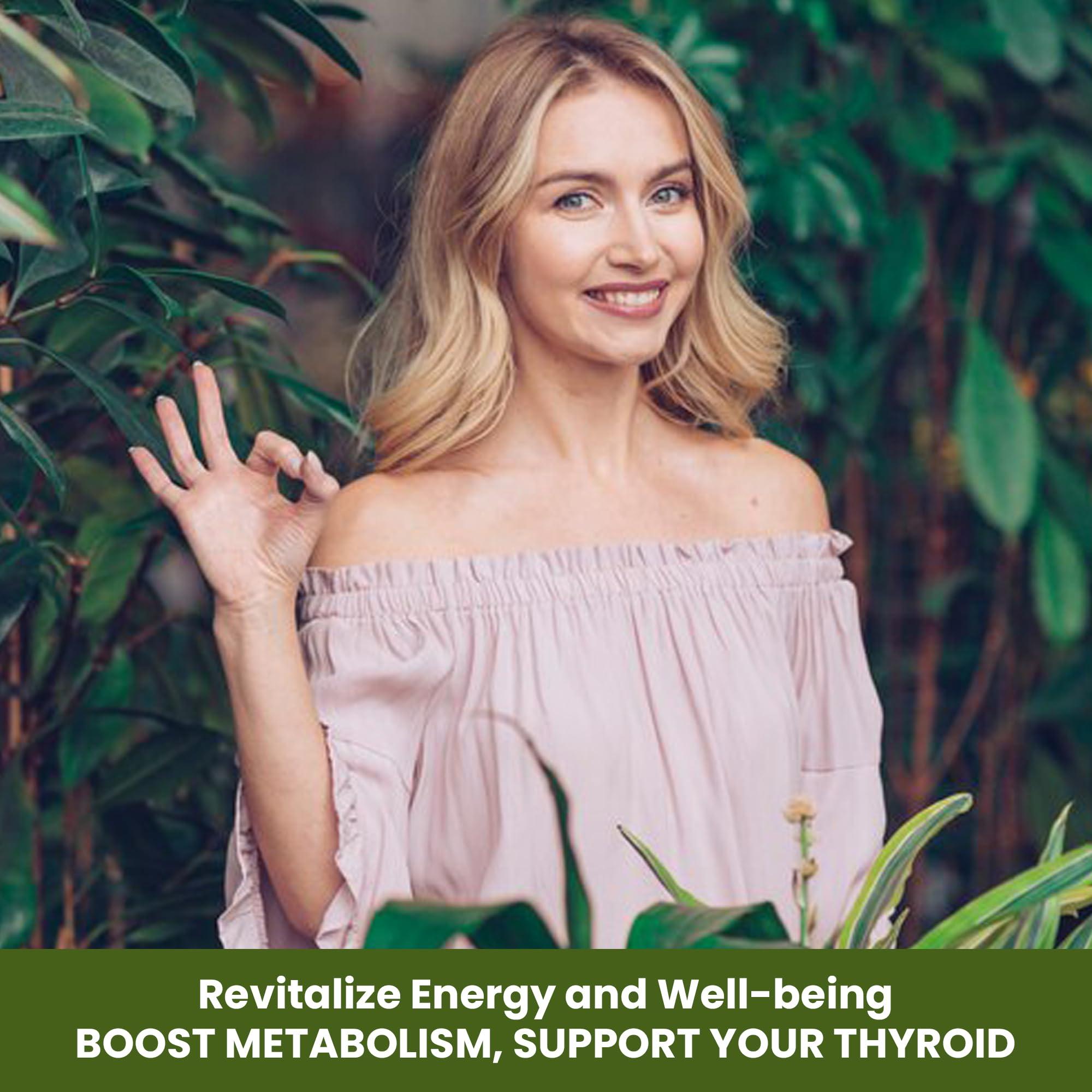 Green Organic Supplements Green Organic Supplements Thyroid & Hypothyroidism, High Absorbable, Non-GMO, Gluten-Free