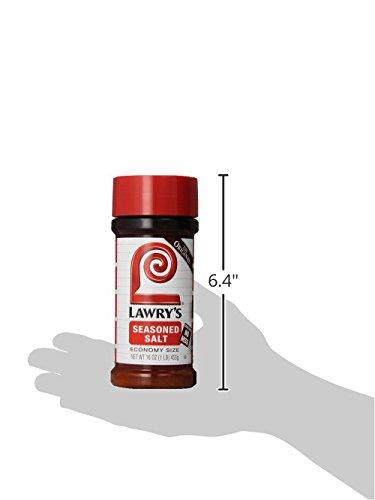 Lawry\'s Lawry\'s Casero Original Seasoned Salt Shaker, Economy Size, 16 oz, Red Color (Pack of 2)