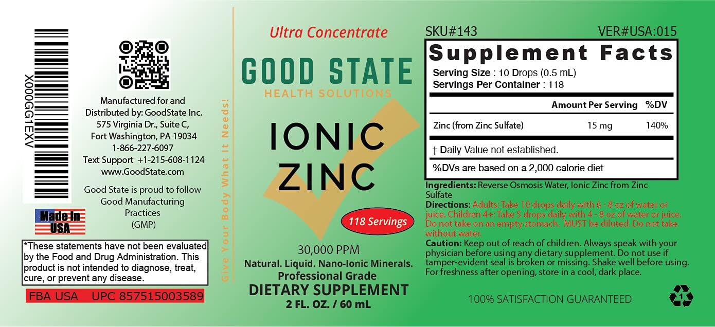 Good State Good State - Ionic Liquid Zinc Ultra Concentrate