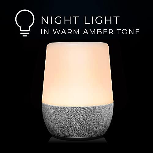YOGASLEEP Yogasleep Duet White Noise Sound Machine & Night Light, 30 Natural Sounds, Bluetooth-Wireless Speaker for Travel, Office Privacy, Concentration, Sleep Aid for Adults & Baby, Registry & Nursery Gift