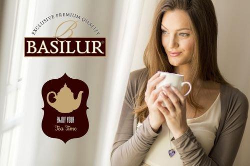 Basilur Basilur | Lemon & Lime Tea | With Real Bits of Citrus Fruits | Ultra- Premium Ceylon Black Loose Tea | Magic Fruits Collection | Single Origin | Non GMO | 100g / 3.52 oz. Carton | (Pack of 2)