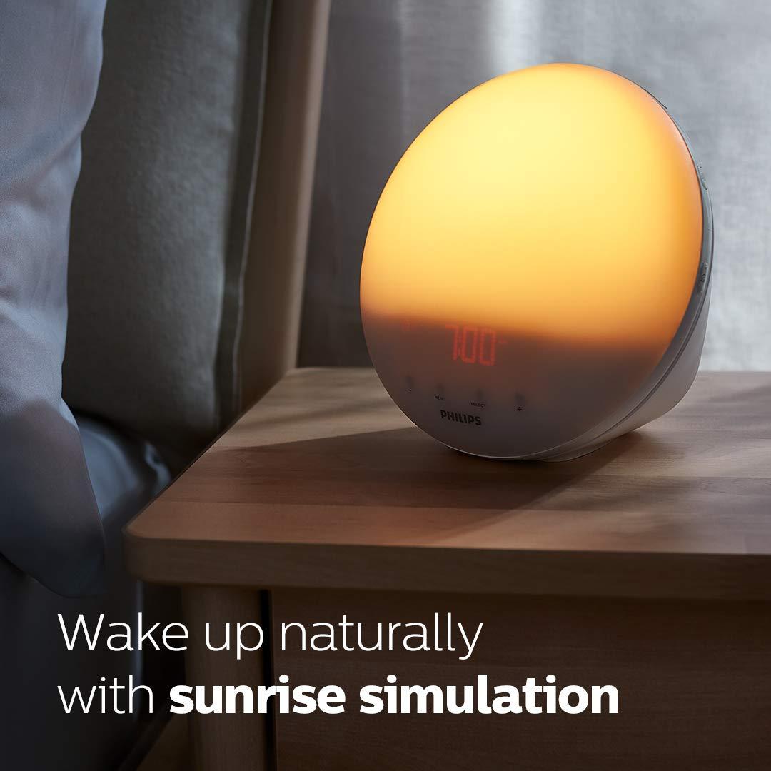 Northern Light Technologies BOXelite Light Therapy Lamp - 10,000 Lux Bright Light by Northern Light Technologies & Philips SmartSleep Wake-up Light, Colored Sunrise and Sunset Simulation