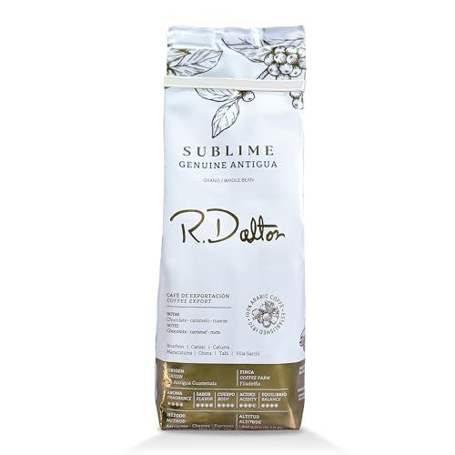 R Dalton R. Dalton Coffee Sublime Genuine Antigua Whole Bean Coffee - Medium Roast - Exotic Chocolaty And Caramel Notes - All Brewing Methods - Premium Quality From Antigua Guatemala 100% Arabica - 12 oz