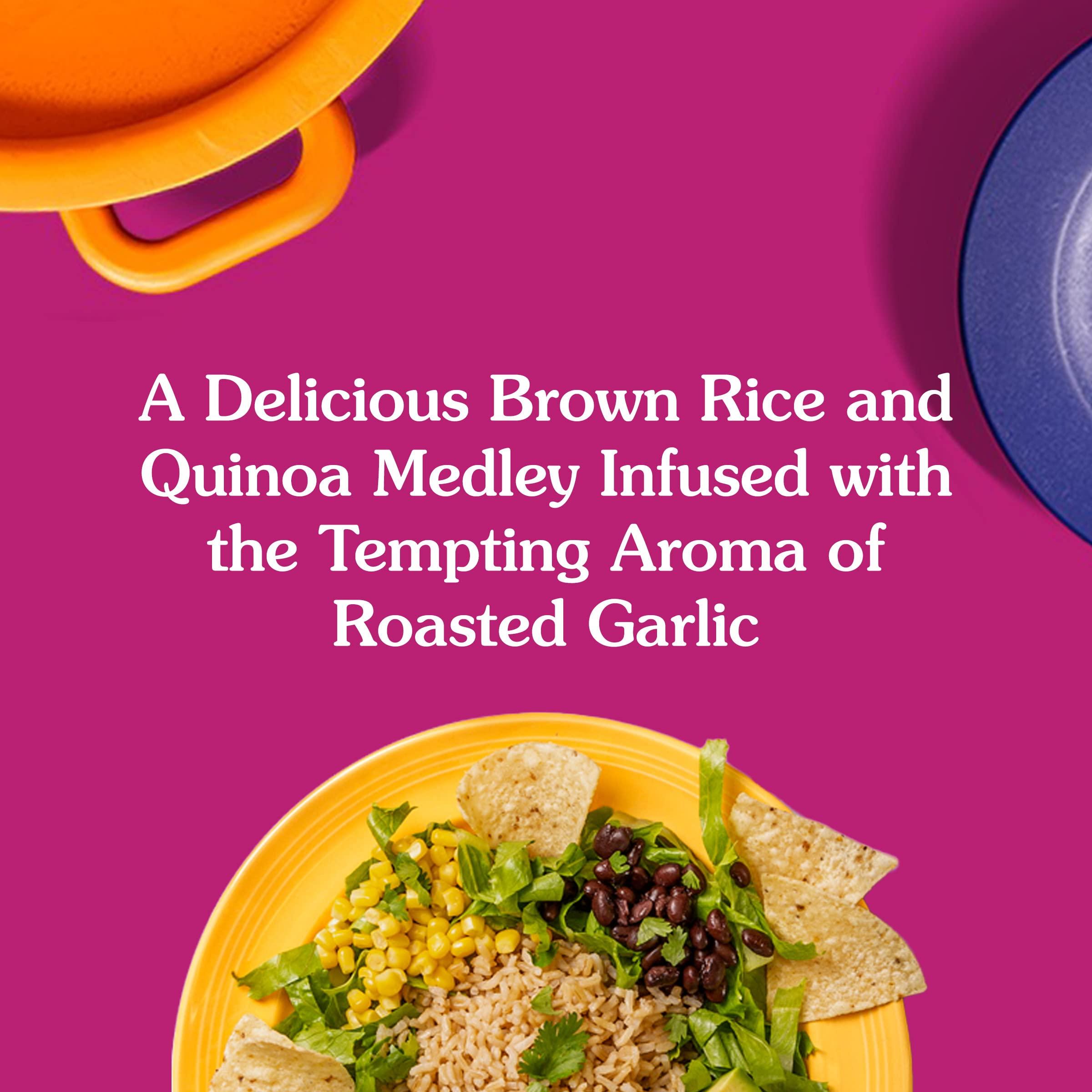 BEN'S ORIGINAL BEN'S ORIGINAL Ready Rice Whole Grain Medley Quinoa and Brown Flavored Rice, Easy Dinner Side, 8.5 OZ Pouch (Pack of 12)
