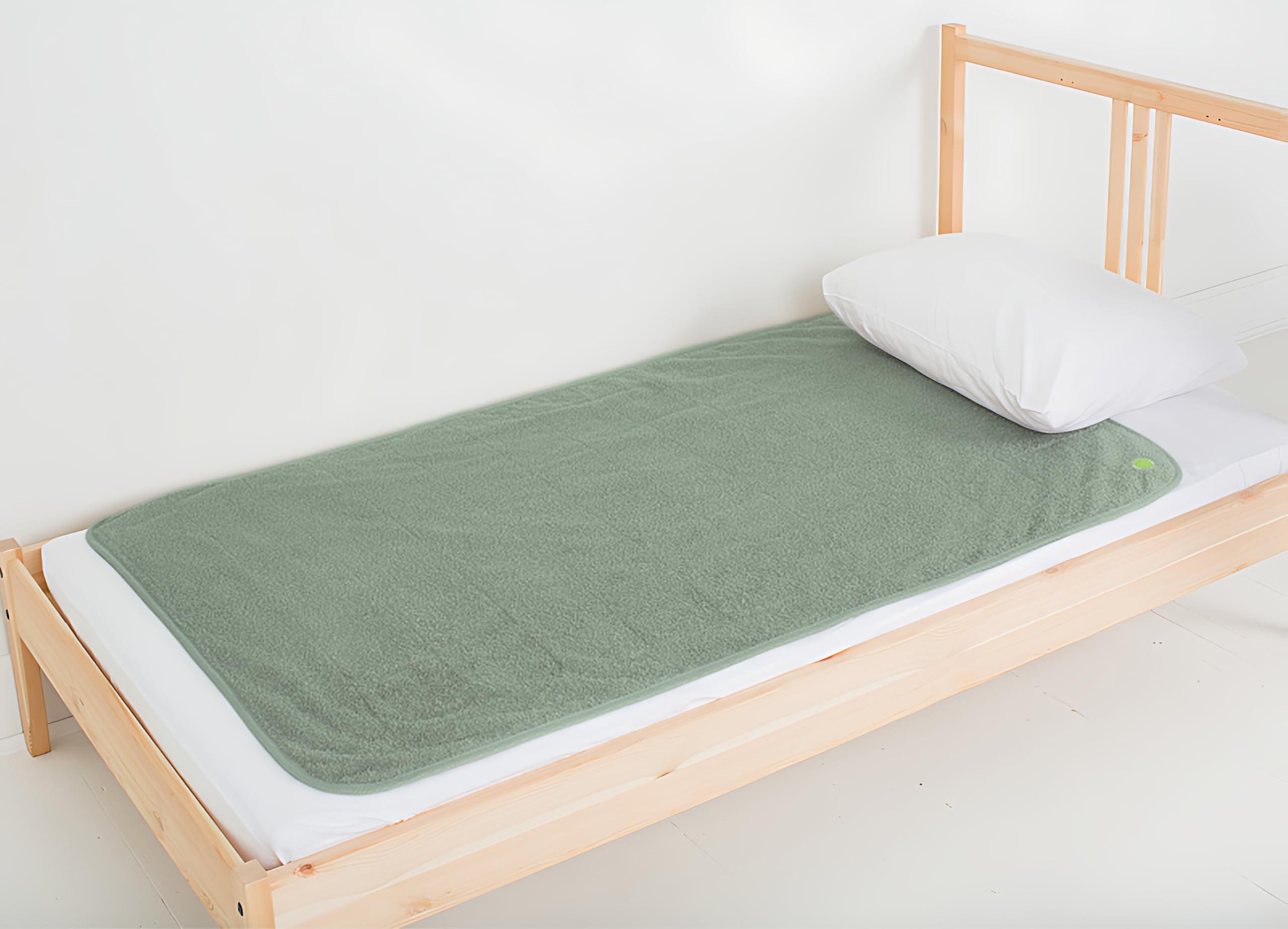 PeapodMats PeapodMats Bedwetting & Incontinence Waterproof Bed Mat - Reusable Underpad. Secure Placement & Breathable. Washable. Enviro Friendly 3x5 (Sage) Mattress Protector & Pee Pad for Kids & Adults