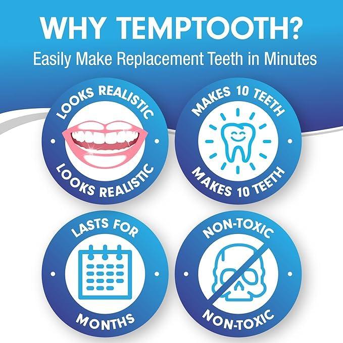Temptooth Temptooth #1 Seller Trusted Patented Temporary Tooth Replacement Product