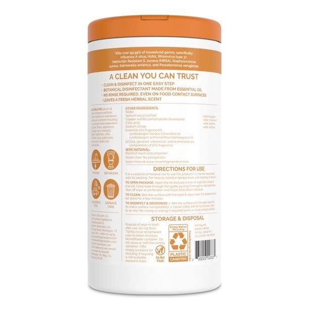 Seventh Generation Seventh Generation Disinfecting Multi-Surface Wipes 35 ea (Pack of 11)