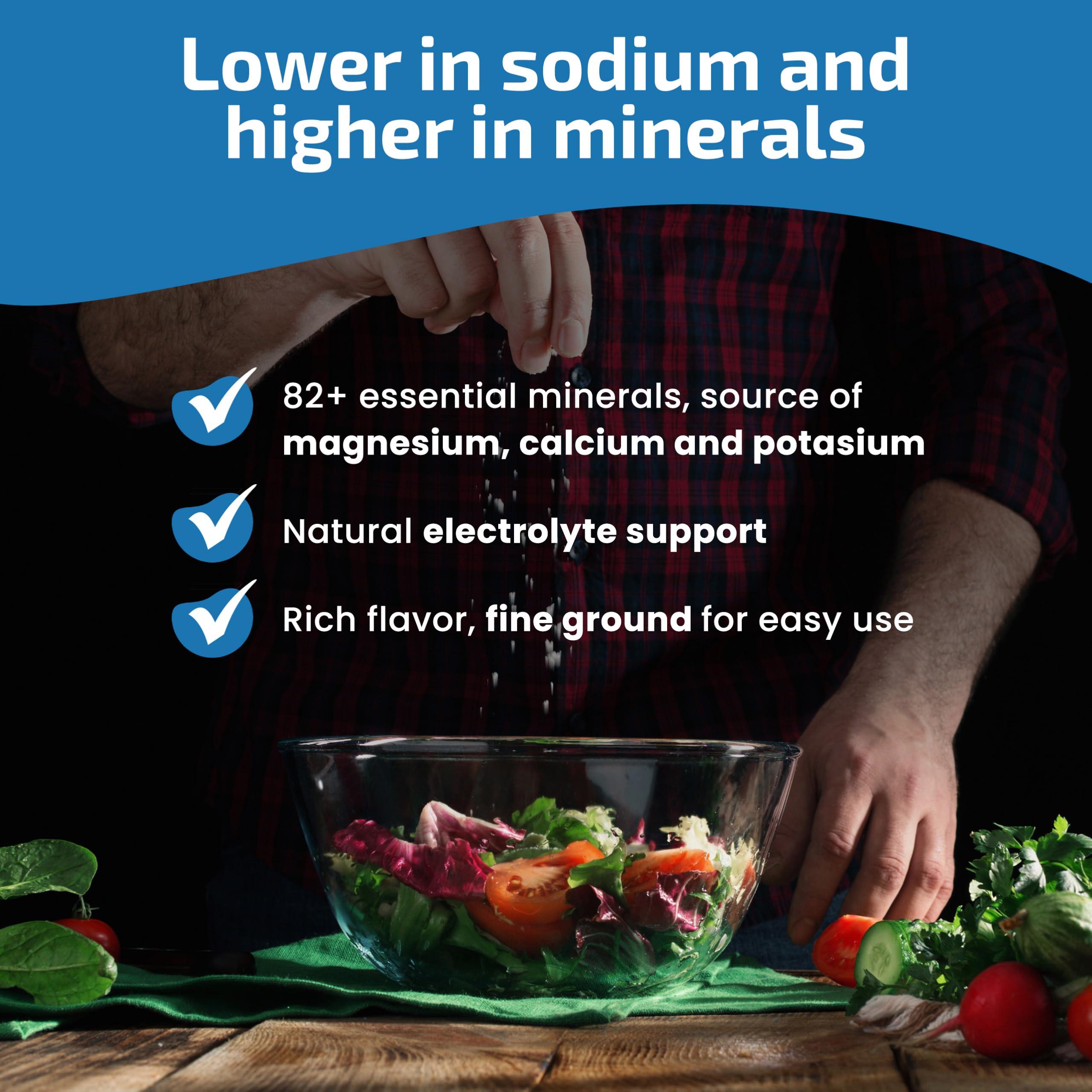 URSALT URSALT Grey Coarse and Fine Ground French Sea Salt Bundle | Get (2 X 1lb Bags) of our 100% Natural Sea Salt, Unrefined, Unprocessed and +82 Mineral Rich French Sea Salt