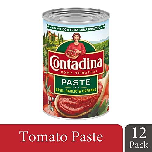 Contadina Contadina Tomato Paste Contadina Tomato Paste with Italian Herbs, 6 oz (Pack of 12)