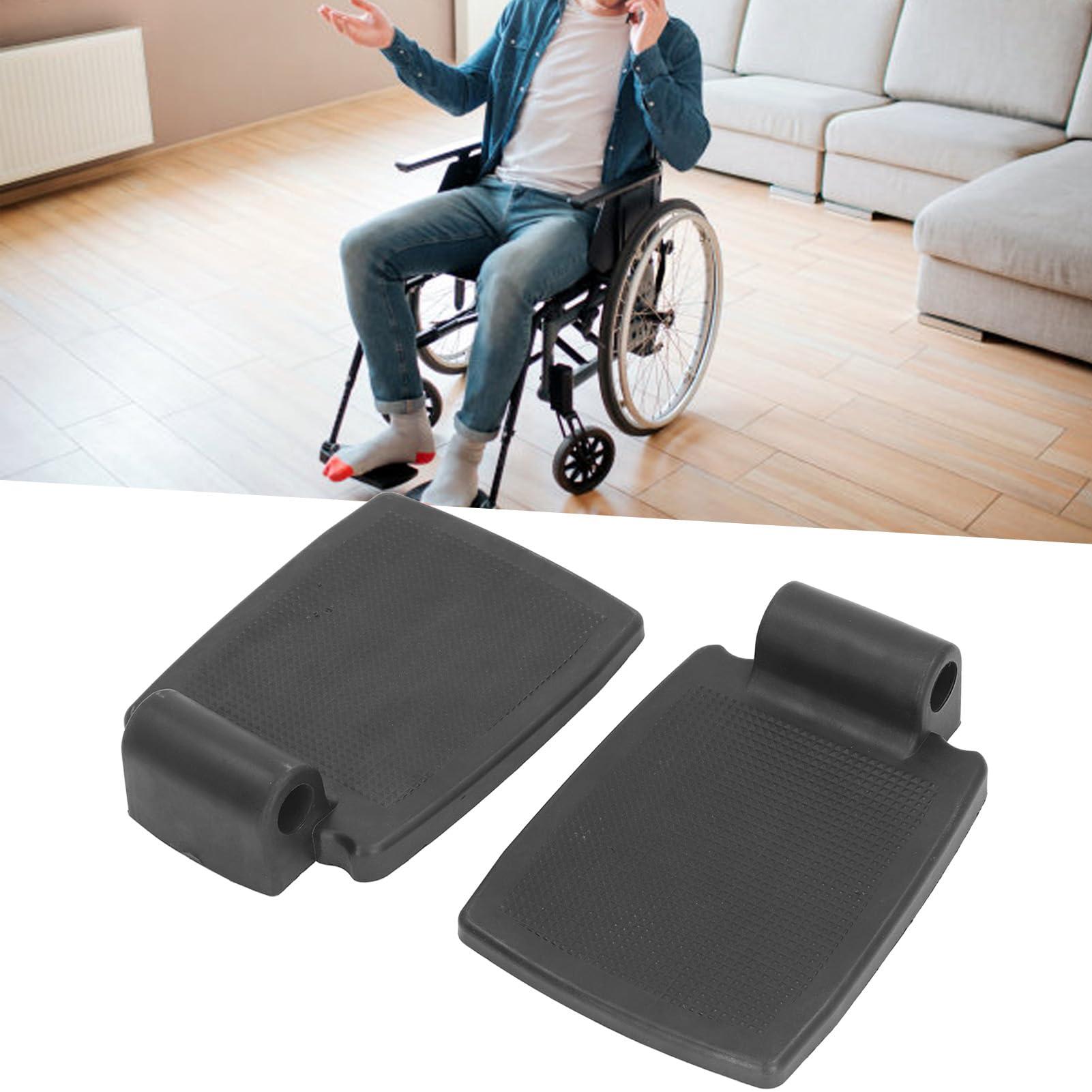 FILFEEL 19 Tube Wheelchair Footrest, Elevating Legs, Textured Surfaces, Universal Foot Pedal Replacement Parts for Enhanced Comfort, Prevent Slipping, Long Time Support, Nylon Material