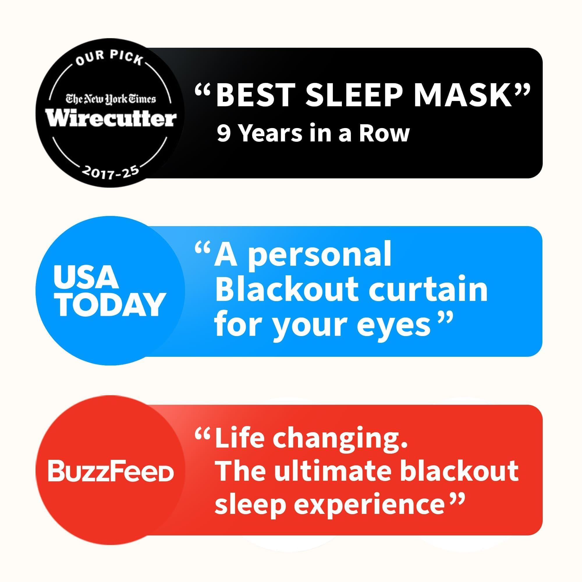 Nidra Nidra Small Medium Sleep Mask for Women & Men, Blackout Blindfold Eye Mask, Deep Rest, 3D Comfort Contoured for Side Sleepers, Lightweight & Soft, Light Blocking for Travel, Yoga, Sleeping, Purple