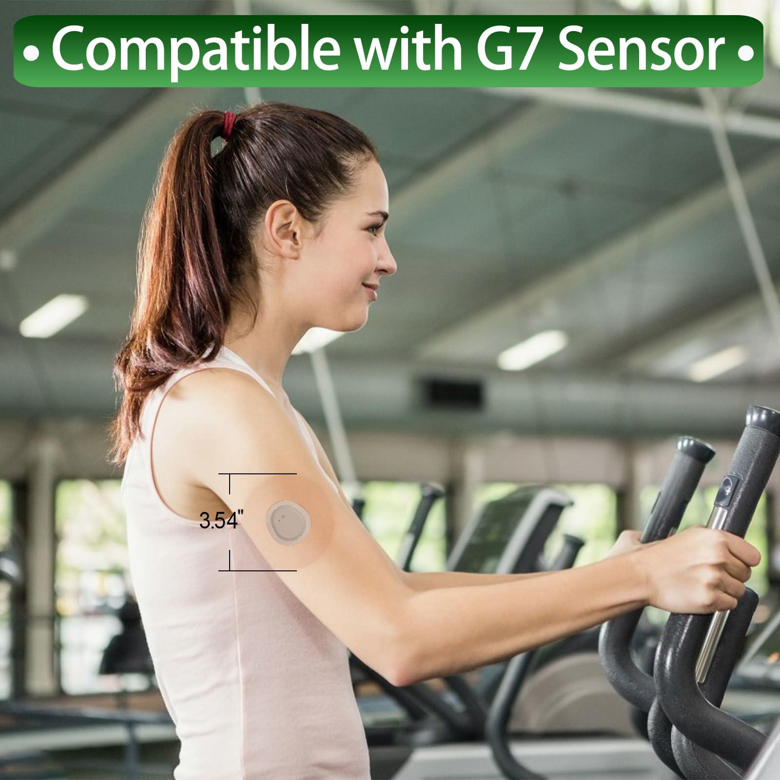 funpatch funpatch G7 Adhesive Patches Waterproof Premium Transparent Overpatch for G7 & Stelo Non-Glue Central Full Cover Patches Film Tape Hypoallergenic & Latex-Free 10 Days Long Stay, 55Pack