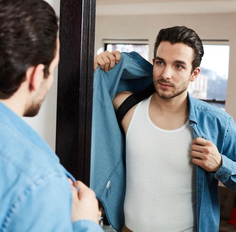 ComfyBrace ComfyBrace Posture Corrector-Back Brace for Men and Women- Fully Adjustable Straightener for Mid, Upper Spine Support- Neck, Shoulder, Clavicle and Back Pain Relief-Breathable