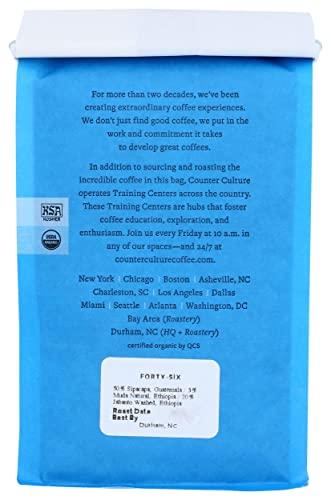 Counter Culture Coffee COUNTER CULTURE COFFEE dark roast Whole Bean Organic Number 46 12Ozcoffee, 12 OZ