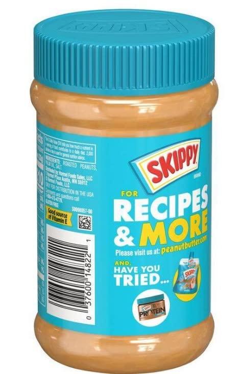 SKIPPY SKIPPY No Sugar Added Peanut Butter Spread 16oz (2)