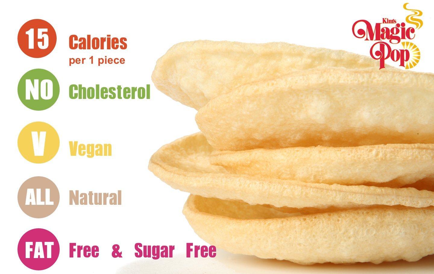 Kim's Magic pop Kim\'s Magic Pop Onion Flavor 12-Pack: Freshly Popped Rice Cakes, Healthy Grain Snack, 0 Weight Watchers Point