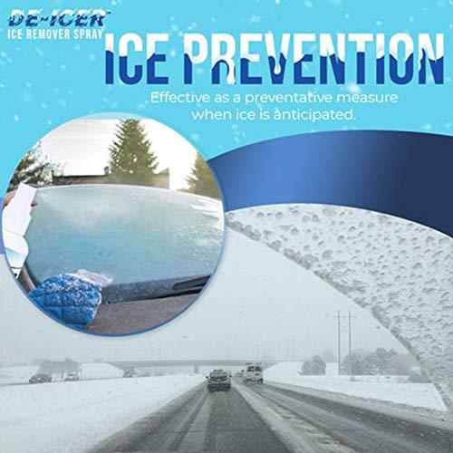 MAMaiuh De-icer Windshield Trigger Spray No harming Your car’s Glass or Paint Finish,Spray De-Icer Ice Remover Spray for Windows, Mirrors, Key Locks, latches and More (30ML)