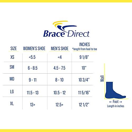 Brace Direct Brace Direct Tall Air CAM Walker Boot - Orthopedic Full Shell Air Cast Walking Boot - for Broken Foot, Sprained Ankle, Fractures, Achilles Recovery - For women and Men