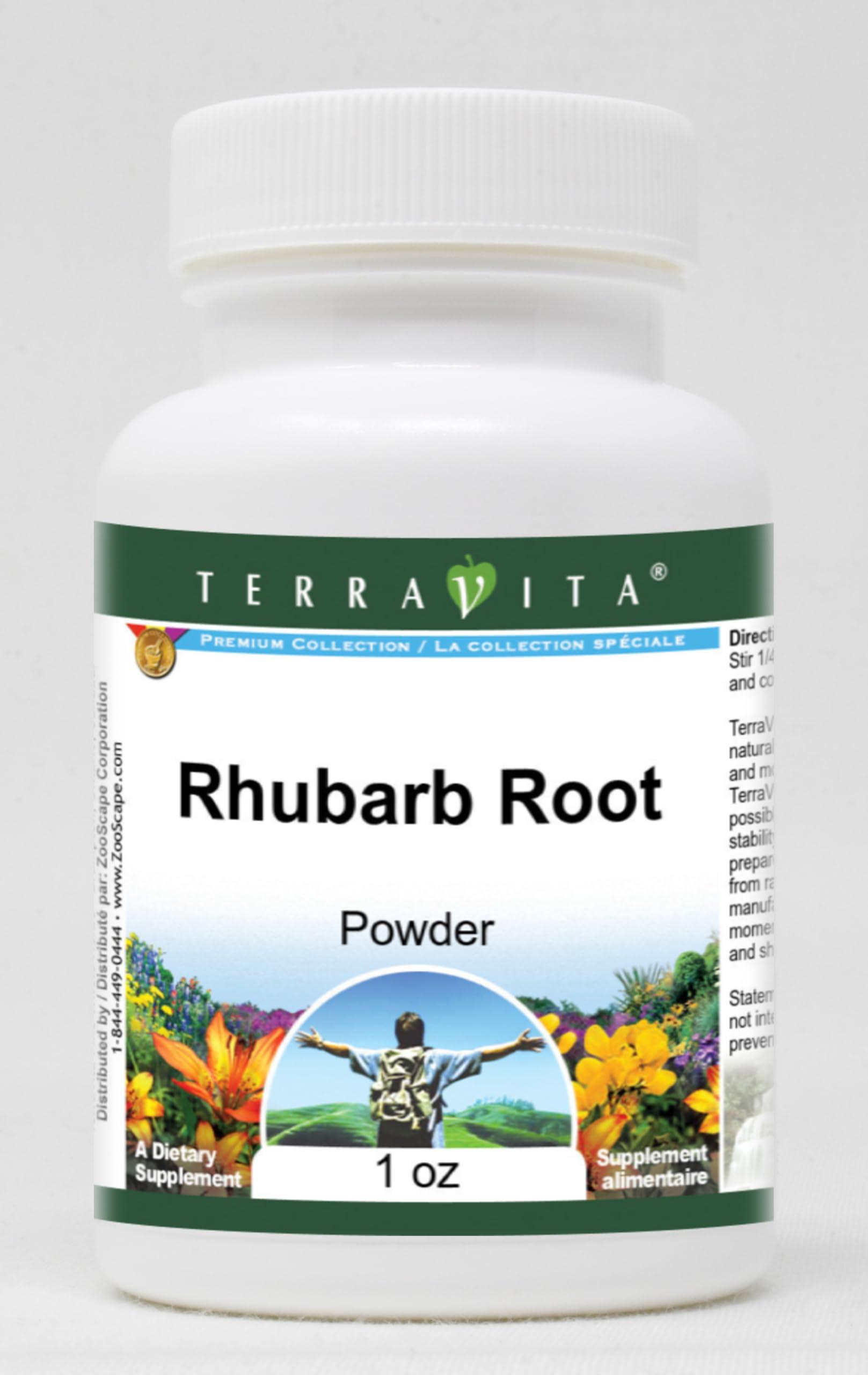 TerraVita Rhubarb Root Powder (1 oz, ZIN: 511543) - 3 Pack