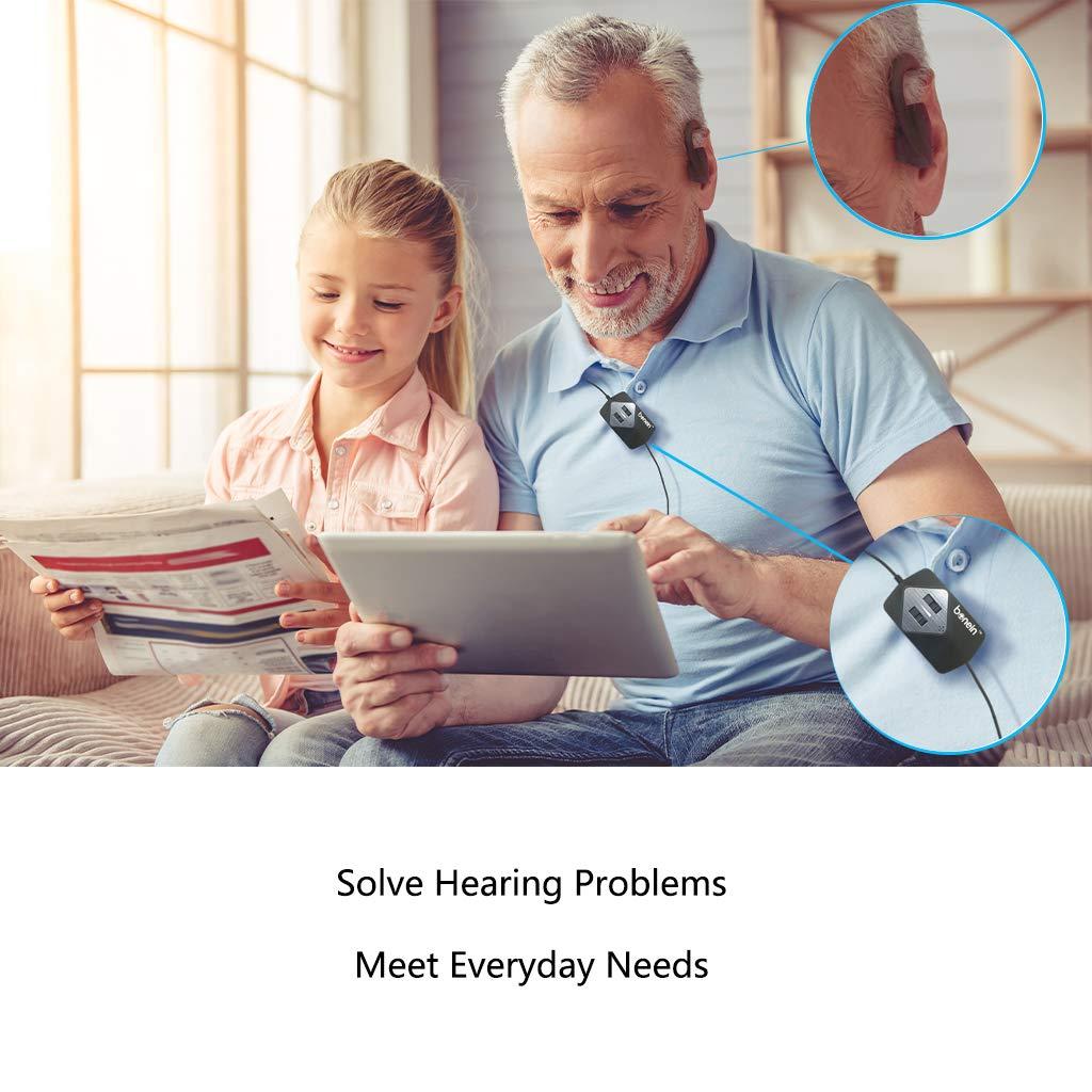 bonein Bonein Hearing Headphones to The Elderly, Hearing Amplifier Rechargeable for Adults and Seniors, Personal Hearing aids for Hard of Hearing(not for everbody)
