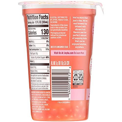 Joyba Joyba Bubble Tea 12 ounces, Pack of 6 (Strawberry Lemonade)