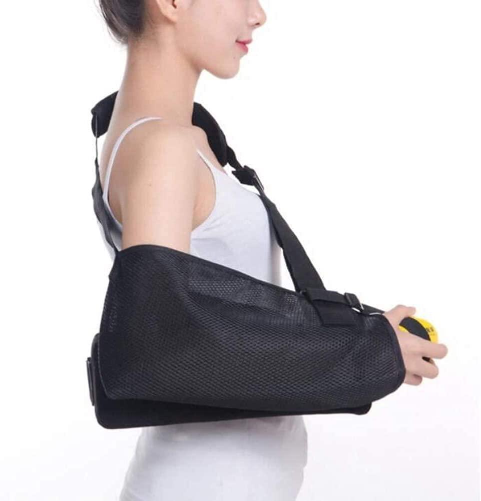 EIERFSKIOT EIERFSKIOT arm Sling Shoulder Sling arm Brace Shoulder immobilizer Adjustable Arm Sling Shoulder Immobilizer Sling with Pillow,Left or Right Elbow Support Ideal for Rotator Cuff Repairs(Size:Leftarm)