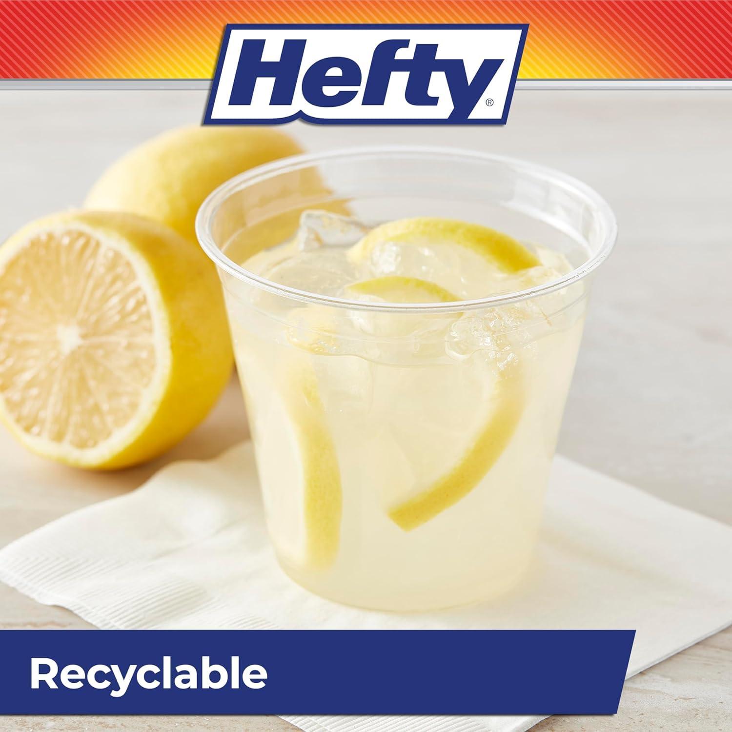 Hefty Hefty Party Perfect Clear Plastic Cups, 18 Ounce, 28 Count (Pack of 2)