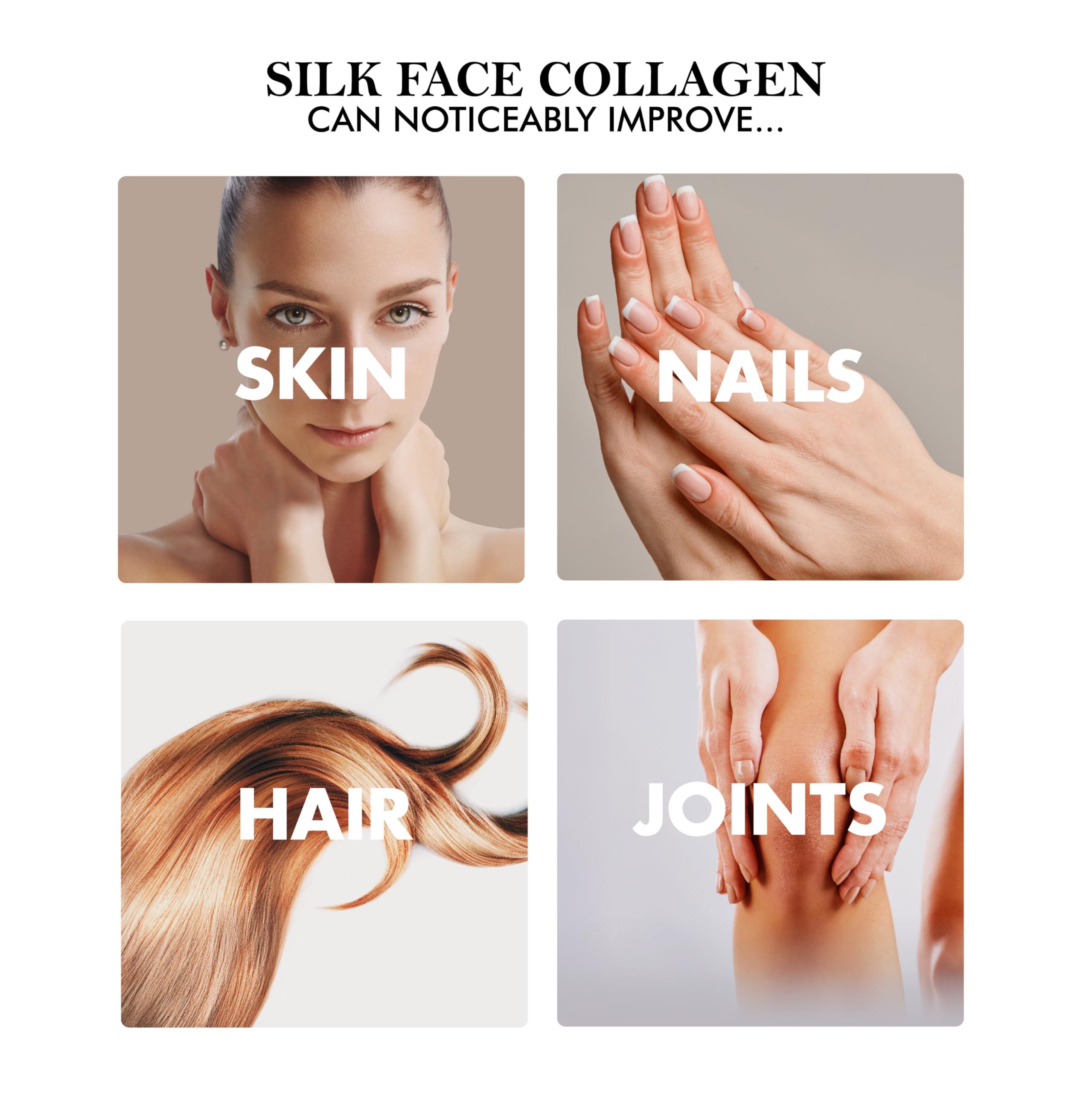 Elixir by Coc March Elixir Silk Face & Silk Collagen Bundle by Coco March for Fine Line Reduction, Luxurious Illumination, & Silky Radiance for Skin, Hair, Nails, and Joints