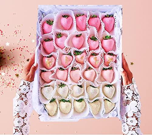 Capacillo\'s Cake Supplies Valentine LUSTER DUST Edible glitter set for cake decorating, Food grade shimmer diamond petal dust, use on drink, cookie decoration, fondant, macaroon, strawberries chocolate metallic paint and more, 5gr each. include Free spray pump 15ml