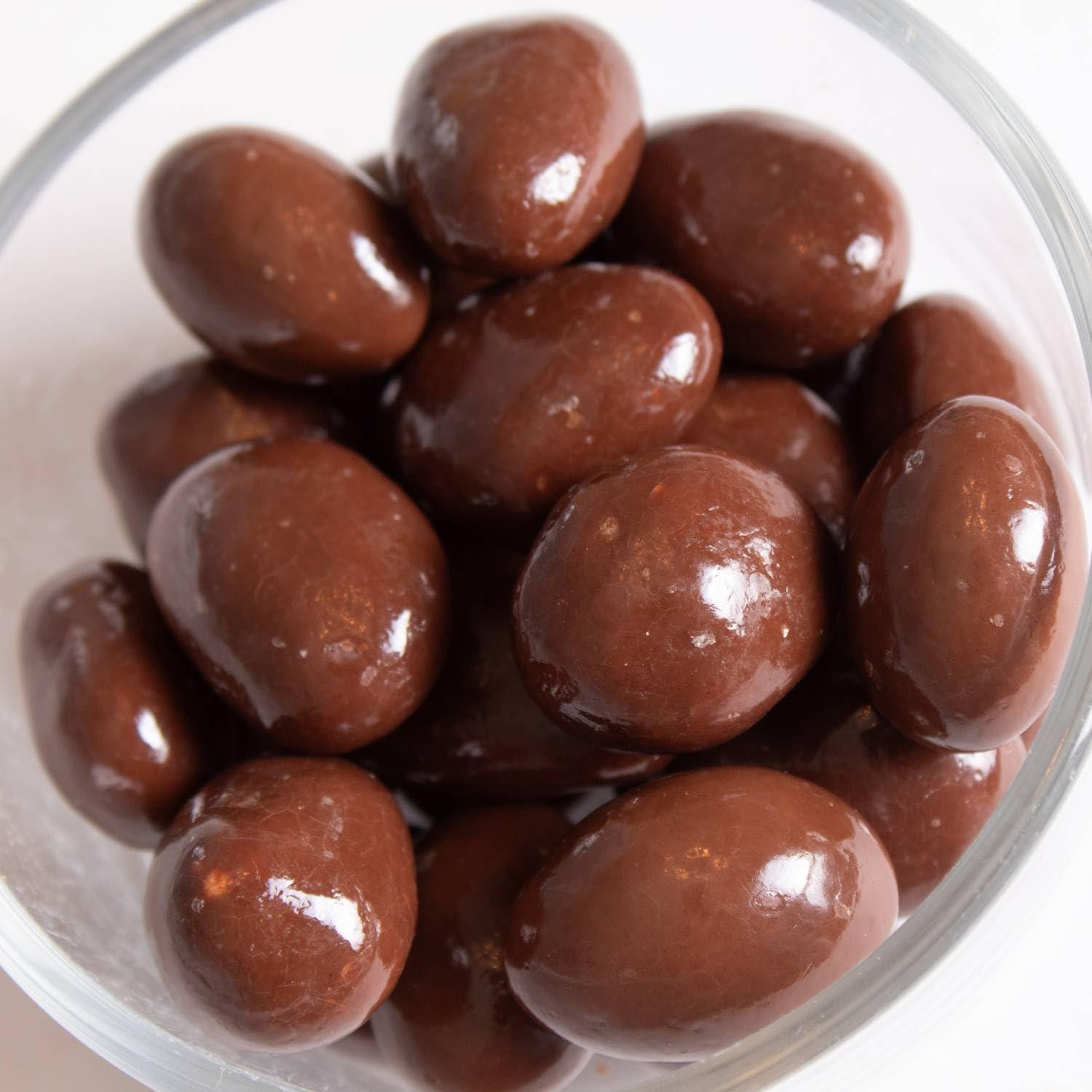 Lehman\'s Lehman\'s German Chocolate Covered Almonds Candy, 8 oz Resealable Bag