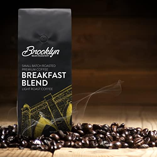 Brooklyn Beans Brooklyn Beans Breakfast Blend 100% Arabica Craft Roasted Ground Coffee, Light Roast, 12 Ounce Bag