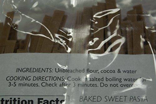 Virginia Ham Virginia Gourmet Chocolate Fettuccine Pasta - All Natural Vegan (6 Pack - Each pack serves 4-6) Made with unbleached flour, cocoa, water