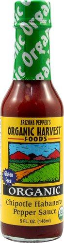 Organic Harvest Foods Arizona 4 Set - Organic Harvest Foods Arizona Peppers Organic Sauce Chipotle Habanero Pepper -- 5 fl oz - 2 pc