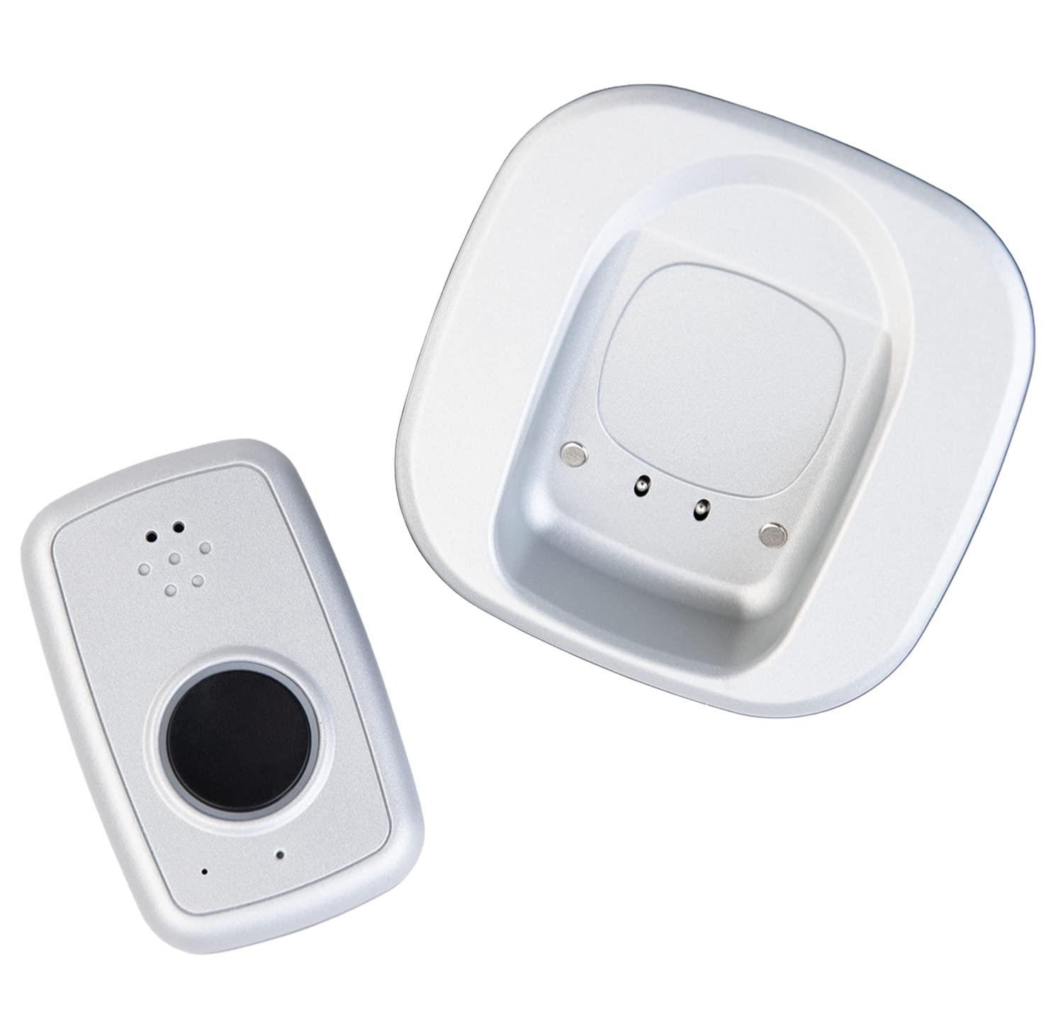 ADT ADT - On-The-Go Mobile Medical Alert System for Seniors - GPS Capabilities, Included Waterproof Wearable Panic Button, 24/7 U.S. Based Monitoring (White Wristband)