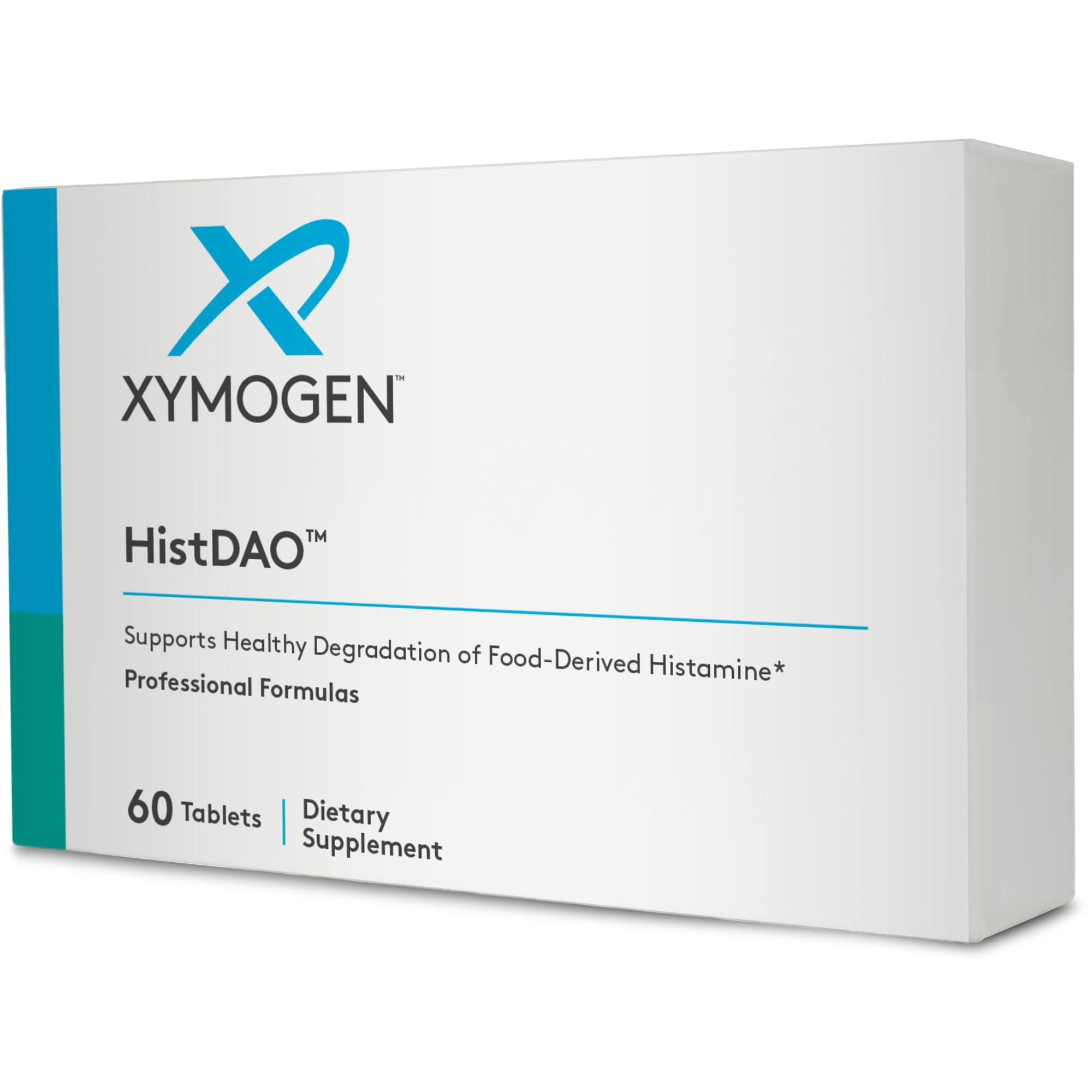 XYMOGEN XYMOGEN HistDAO - DAO Enzyme Supplement to Supports Healthy Degradation of Food-Derived Histamine - Diamine Oxidase for Digestive Health 20,000 HDU Per Serving (60 Tablets)