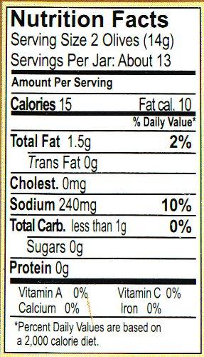 Napoleon Napoleon Stuffed Olives, Garlic, 6.5 Ounce