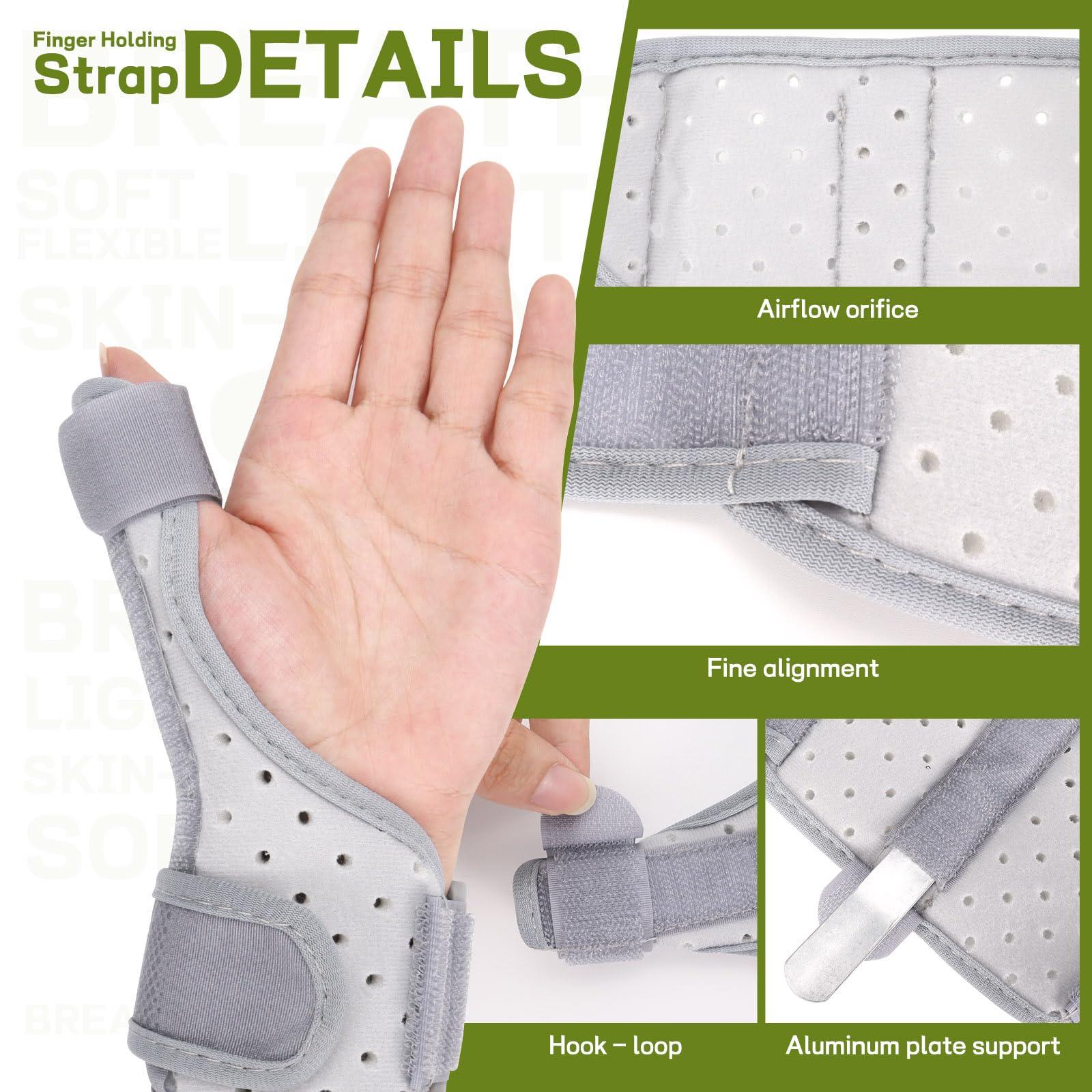 Chihutown Chihutown Thumb Brace for Arthritis or Soft Tissue InjuriesComfortable Thumb Brace for Right & Left Hand, Thumb Spica Splint for Pain Relief, Arthritis, Tendonitis, Sprains.