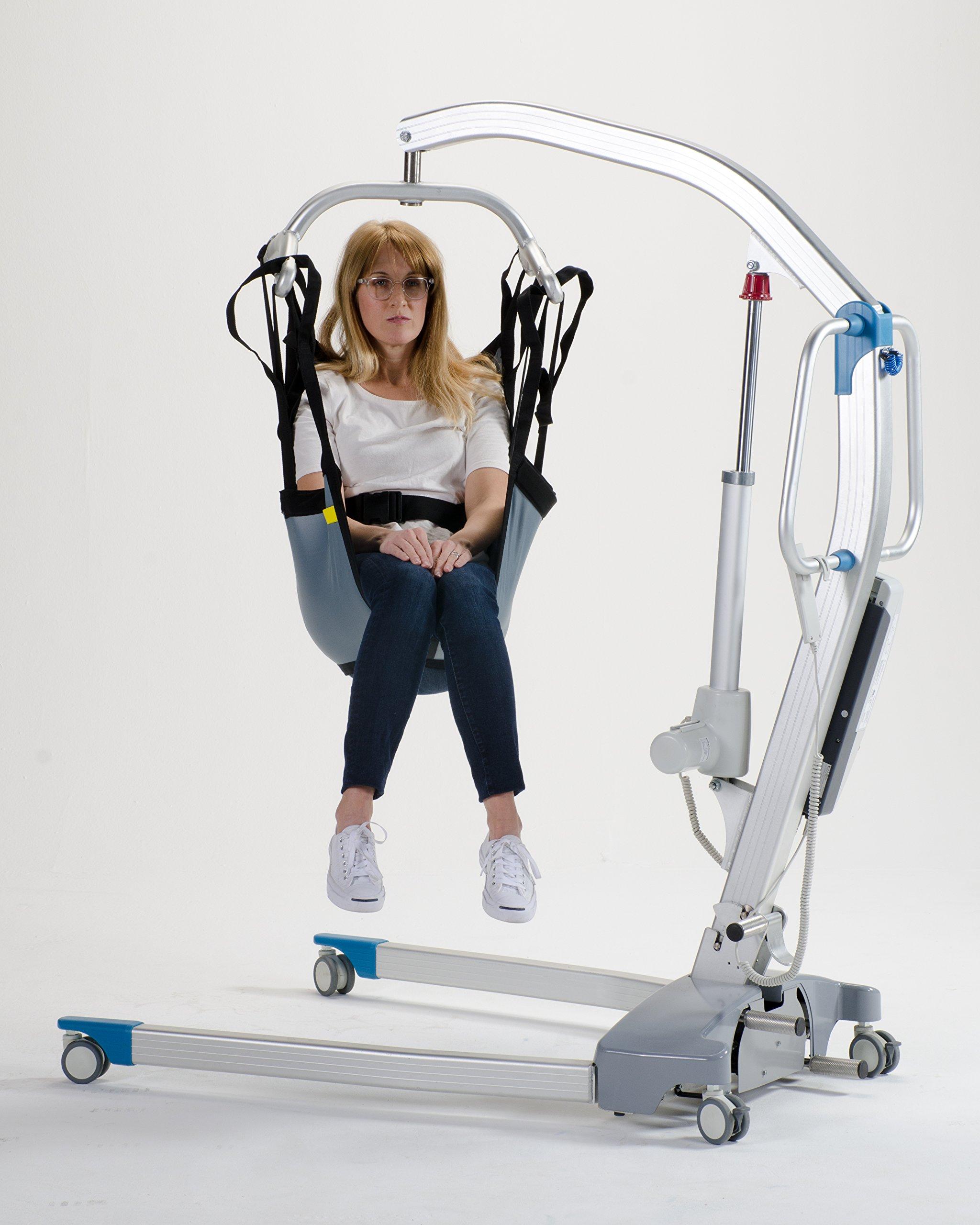 Patient Aid Patient Aid Medical Commode Patient Lift Sling, Full Body Sling with Lifting Straps for Secure Patient Transfers, Commode Sling for Bathing and Toileting, Size Small, Weight Capacity 90-135 lbs