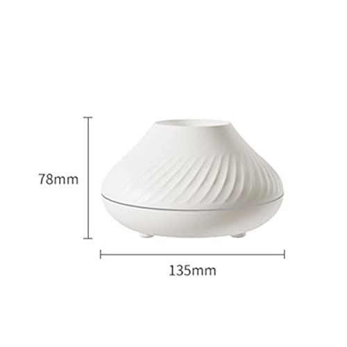 Generic Flame Fire Humidifier and Aromatherapy Diffuser (White)