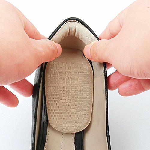 Tinkber 2 Pairs Cushion Grips Heel Pads Inserts Grips,Shoes Boots High Heels Inserts for Women Gel Inserts Insoles Liners